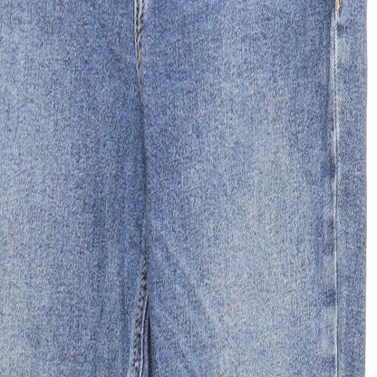 Topshop Womens Blue Cotton Skinny Jeans Size 28 in Regular Zip