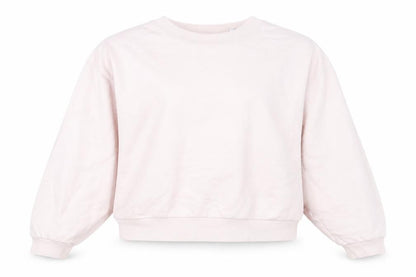Weekday Womens Pink Cotton Pullover Sweatshirt Size XS Pullover - Cropped