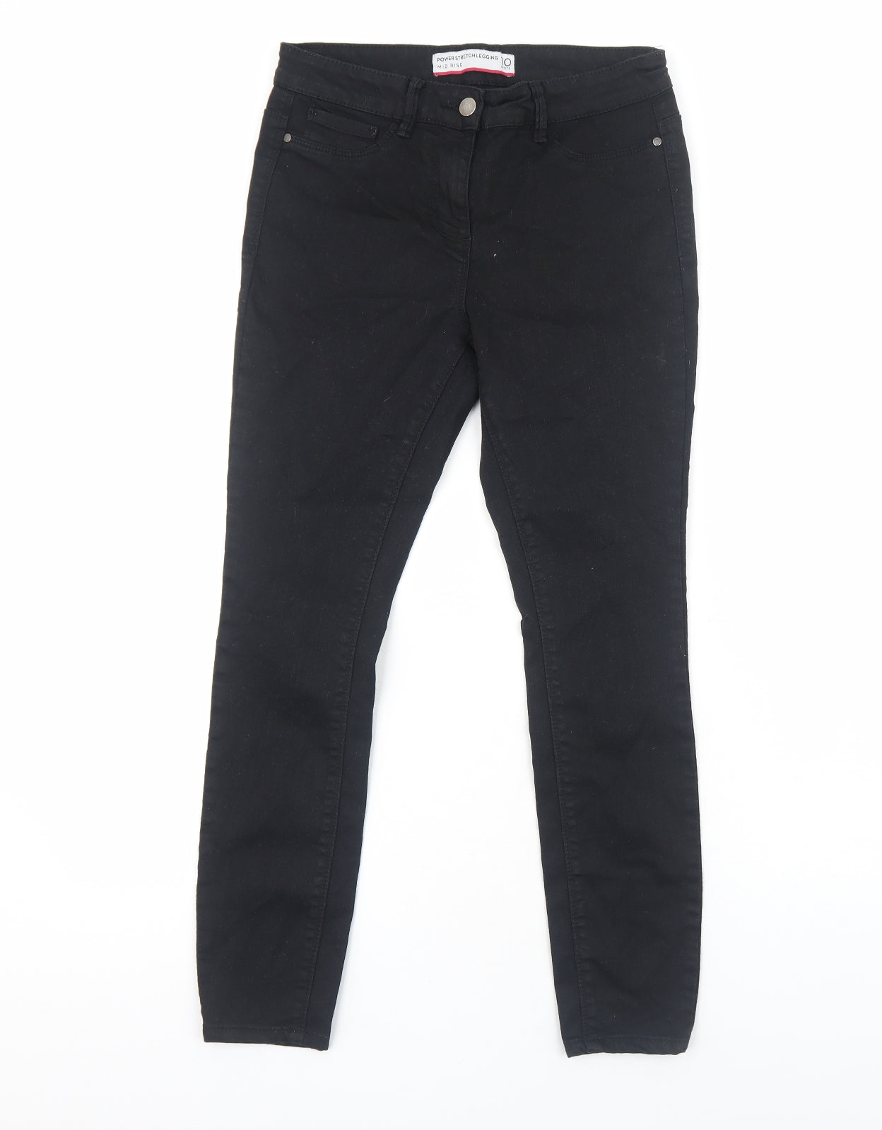 Womens UK Size 10 Marks and Spencer Regular Fit Skinny Black Jeans