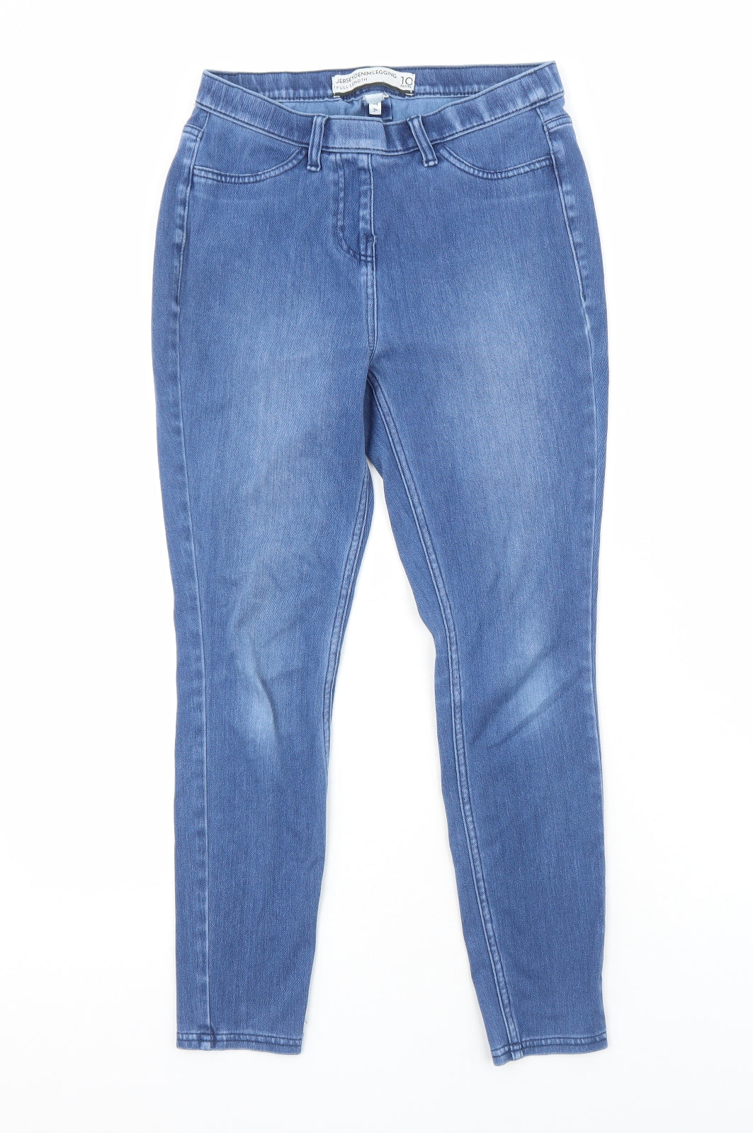 Womens UK Size 10 Marks and Spencer Regular Fit Skinny Blue Jeans