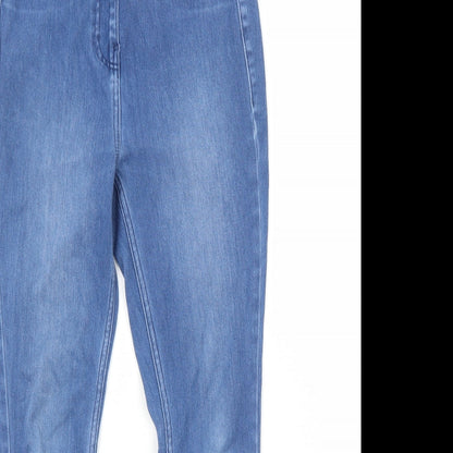 Womens UK Size 10 Marks and Spencer Regular Fit Skinny Blue Jeans