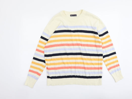 Womens UK Size M Marks and Spencer Multicoloured Pullover Jumper