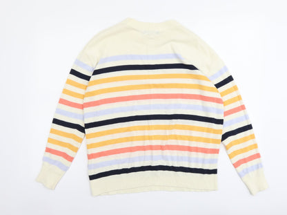 Womens UK Size M Marks and Spencer Multicoloured Pullover Jumper
