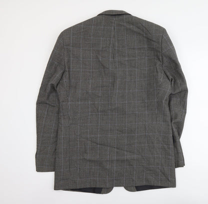 Mens UK Size L BHS Regular Brown Suit Jacket