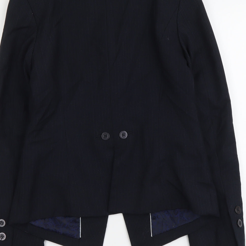 NEXT Womens Blue Polyester Jacket Blazer Size 10