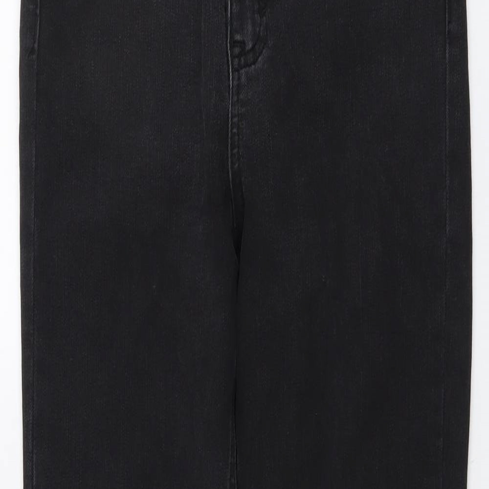 Pull&Bear Womens Black Cotton Skinny Jeans Size S L27 in Regular Button