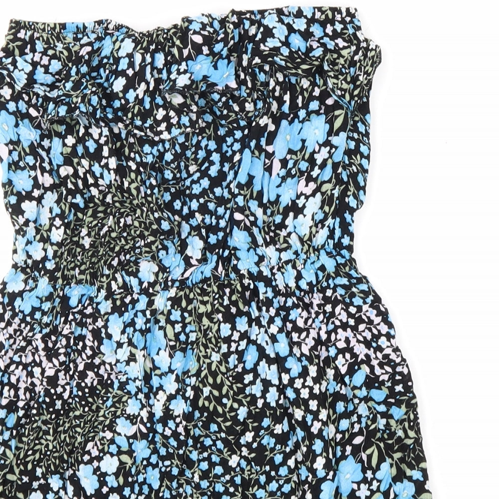Womens UK Size 12 Miso Multicoloured Basic Tank