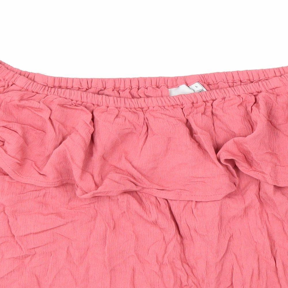 Womens UK Size L ICHI Pink Basic Tank