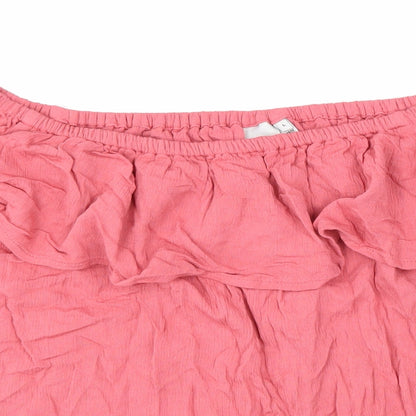 Womens UK Size L ICHI Pink Basic Tank