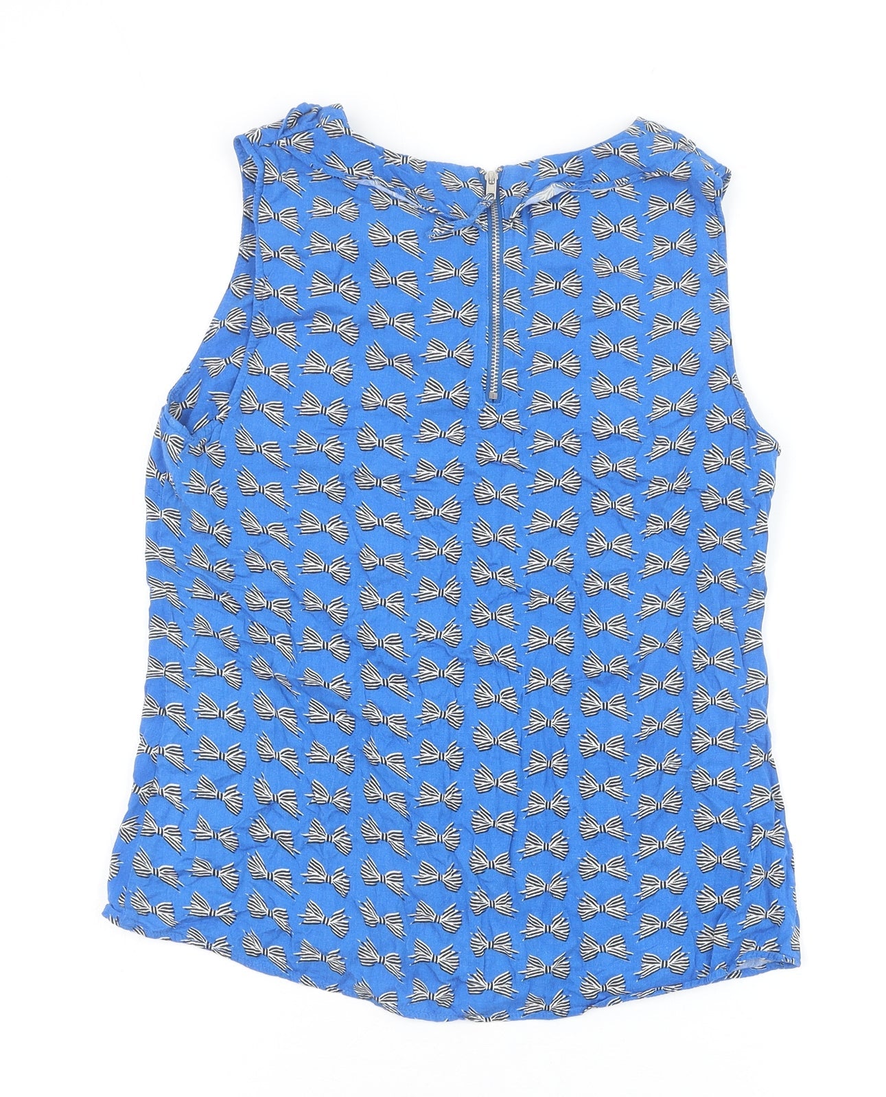 Womens UK Size 10 Oasis Blue Basic Tank