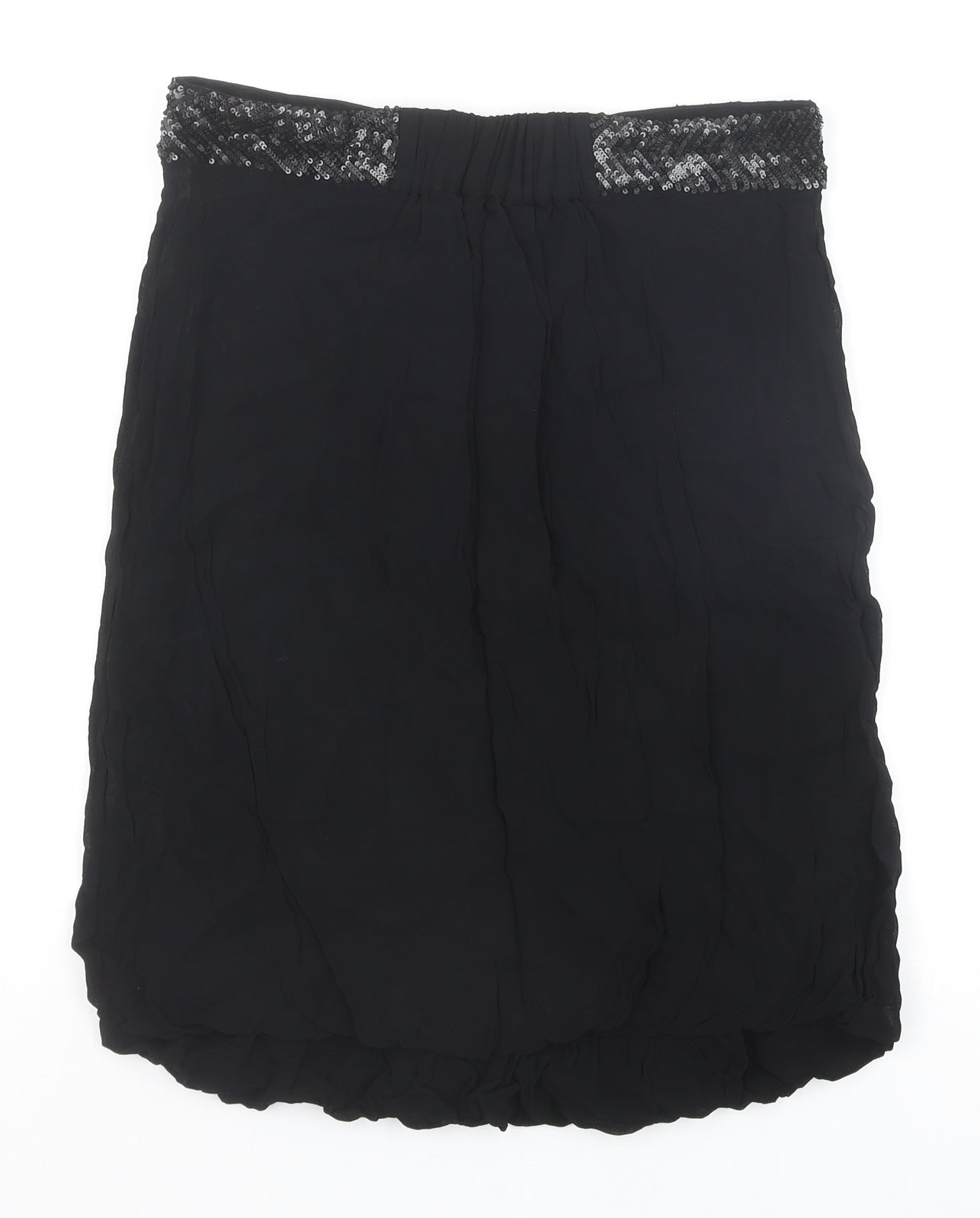 French Connection Womens Black Viscose Straight & Pencil Skirt Size 6