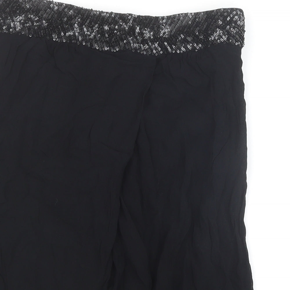 French Connection Womens Black Viscose Straight & Pencil Skirt Size 6