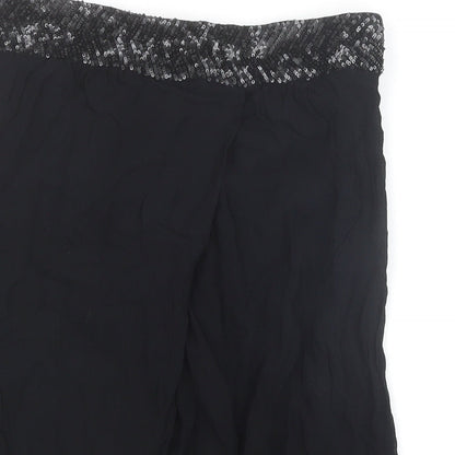 French Connection Womens Black Viscose Straight & Pencil Skirt Size 6