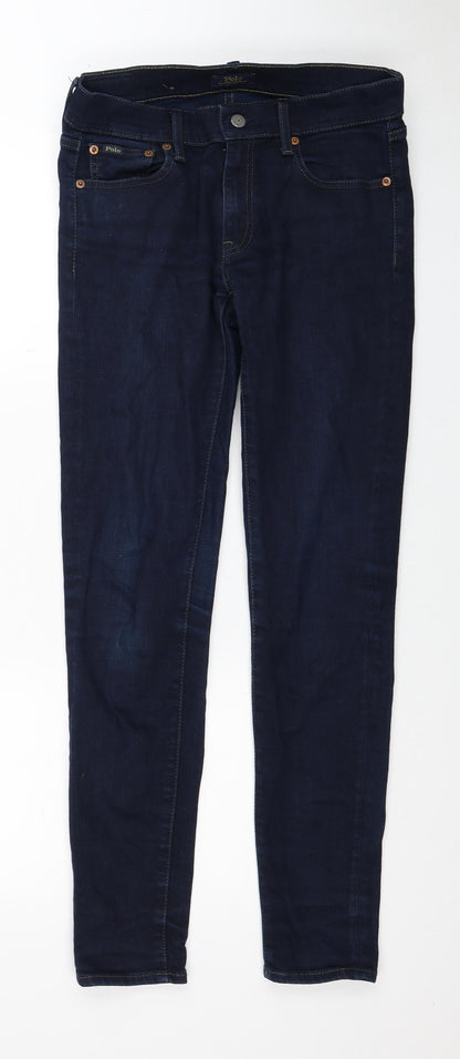 Womens UK Size 27 in Marks and Spencer Regular Fit Skinny Blue Jeans