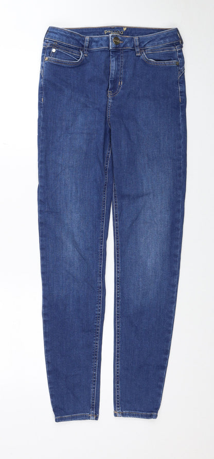 Womens UK Size 10 Marks and Spencer Regular Fit Skinny Blue Jeans