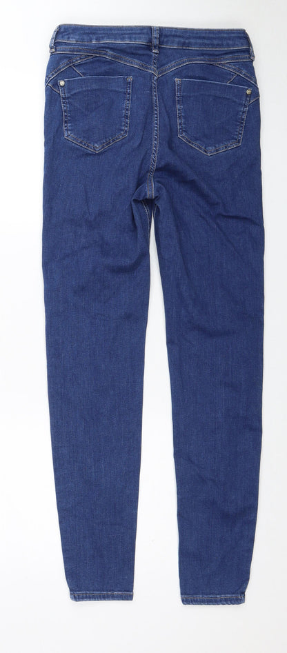 Womens UK Size 10 Marks and Spencer Regular Fit Skinny Blue Jeans