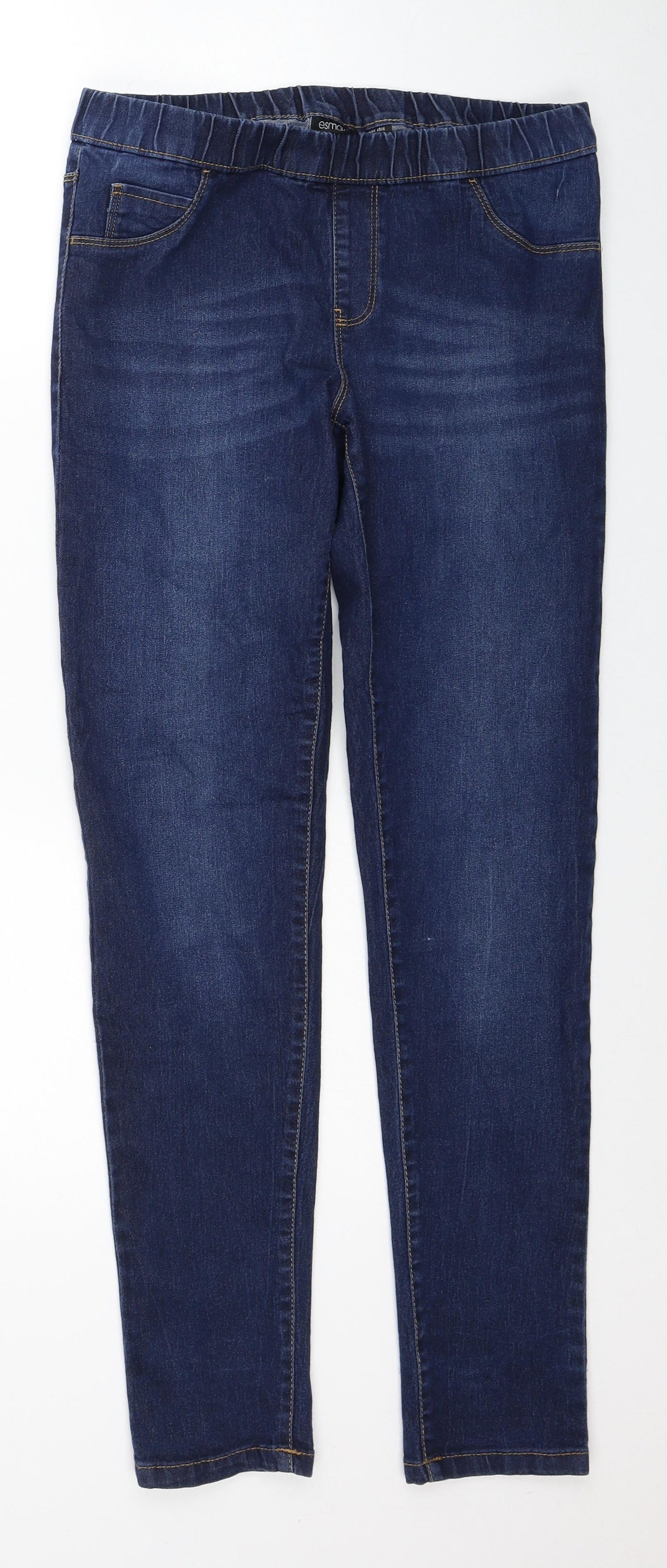 ESMARA Womens Blue Cotton Skinny Jeans Size 10 Regular