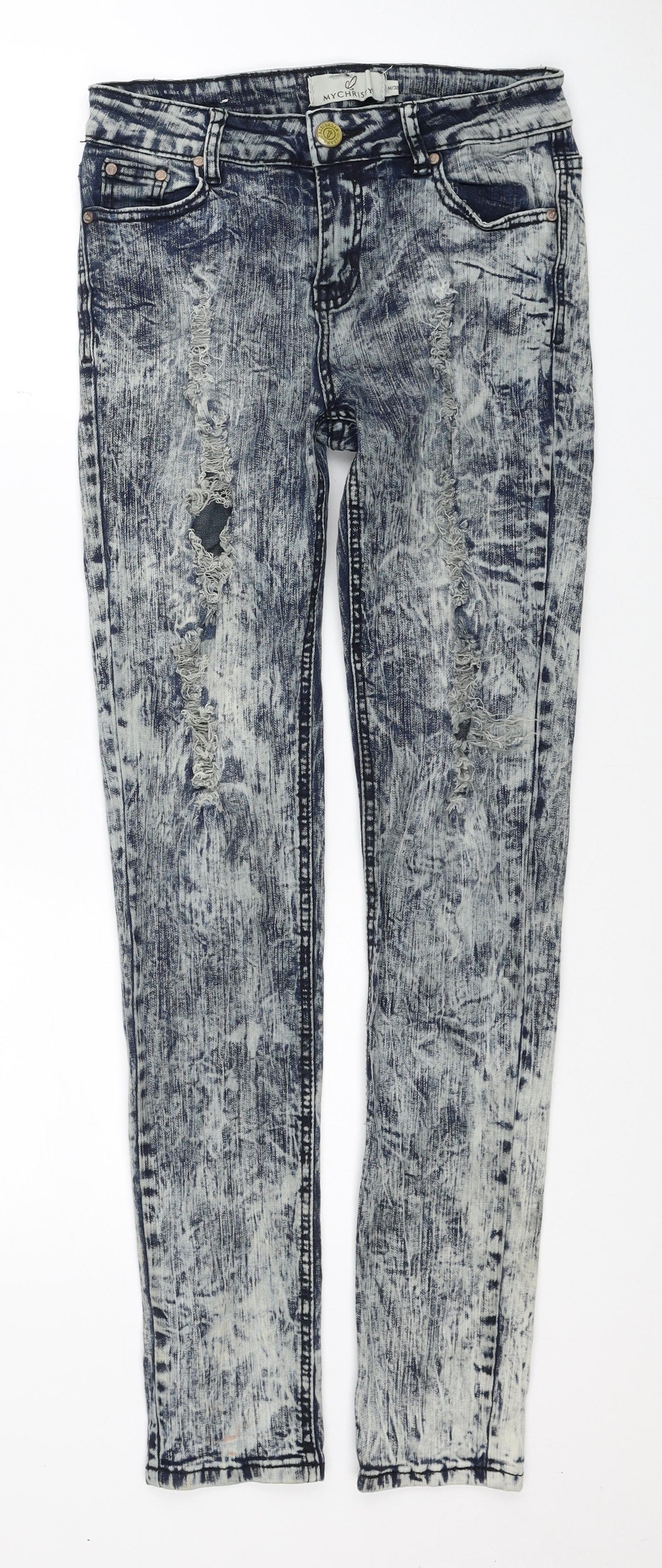 Womens UK Size M My Christy Regular Fit Skinny Blue Jeans