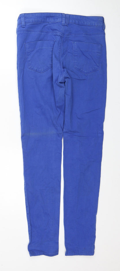 Womens UK Size 10 Marks and Spencer Regular Fit Skinny Blue Jeans