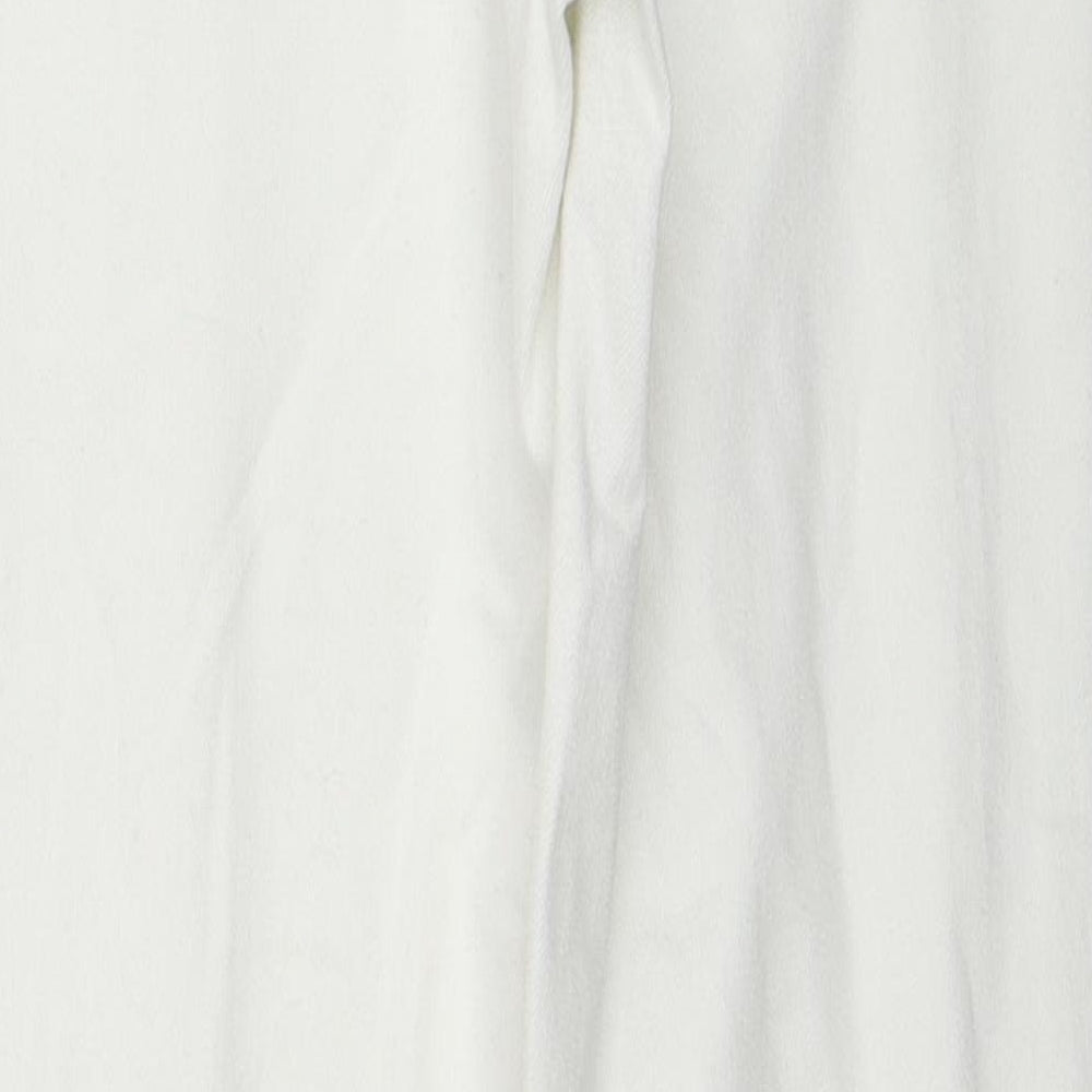 Only Womens White Cotton Skinny Jeans Size 29 in L30 in Regular Zip