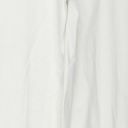 Only Womens White Cotton Skinny Jeans Size 29 in L30 in Regular Zip