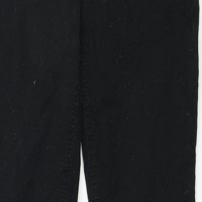 NEXT Girls Black Cotton Skinny Jeans Size 11 Years Regular