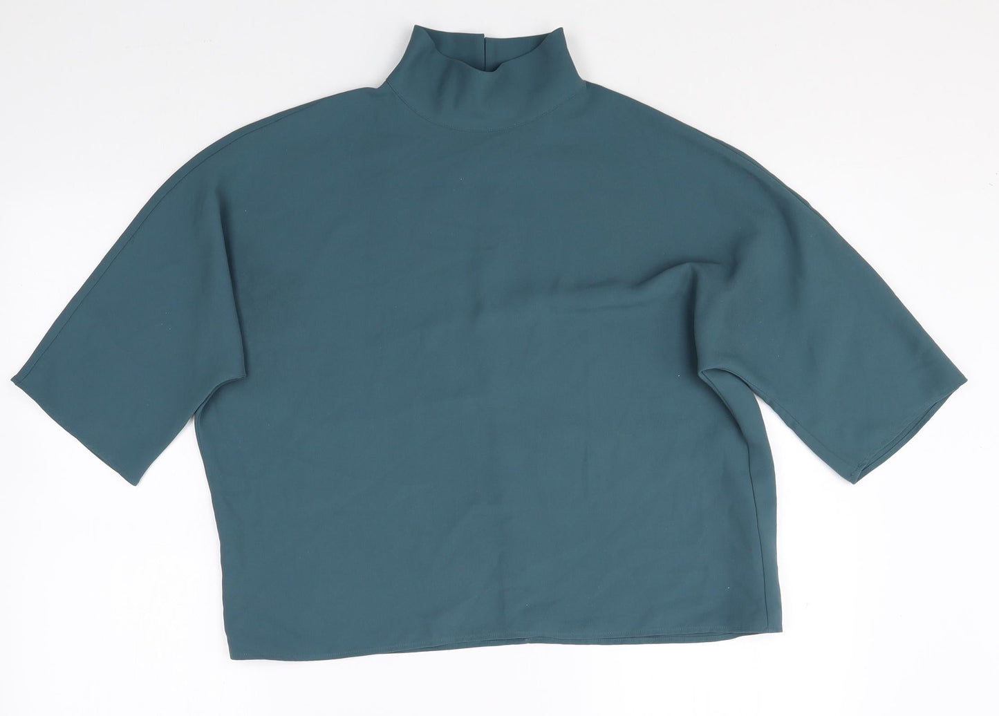 Womens UK Size 6 Preworn Blue Basic T-Shirt