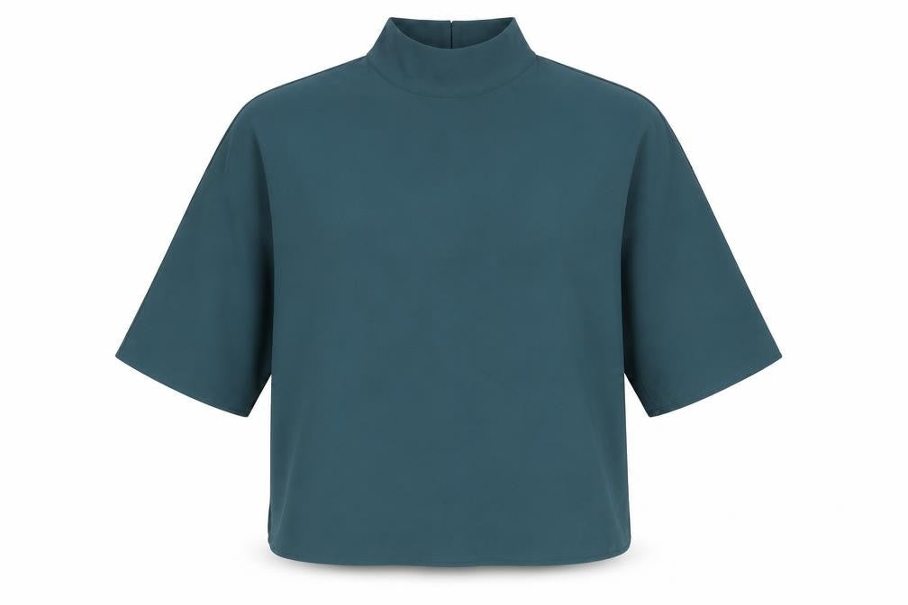 Womens UK Size 6 Preworn Blue Basic T-Shirt