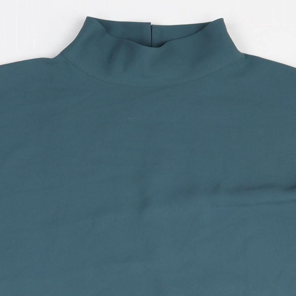 Womens UK Size 6 Preworn Blue Basic T-Shirt