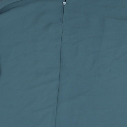 Womens UK Size 6 Preworn Blue Basic T-Shirt