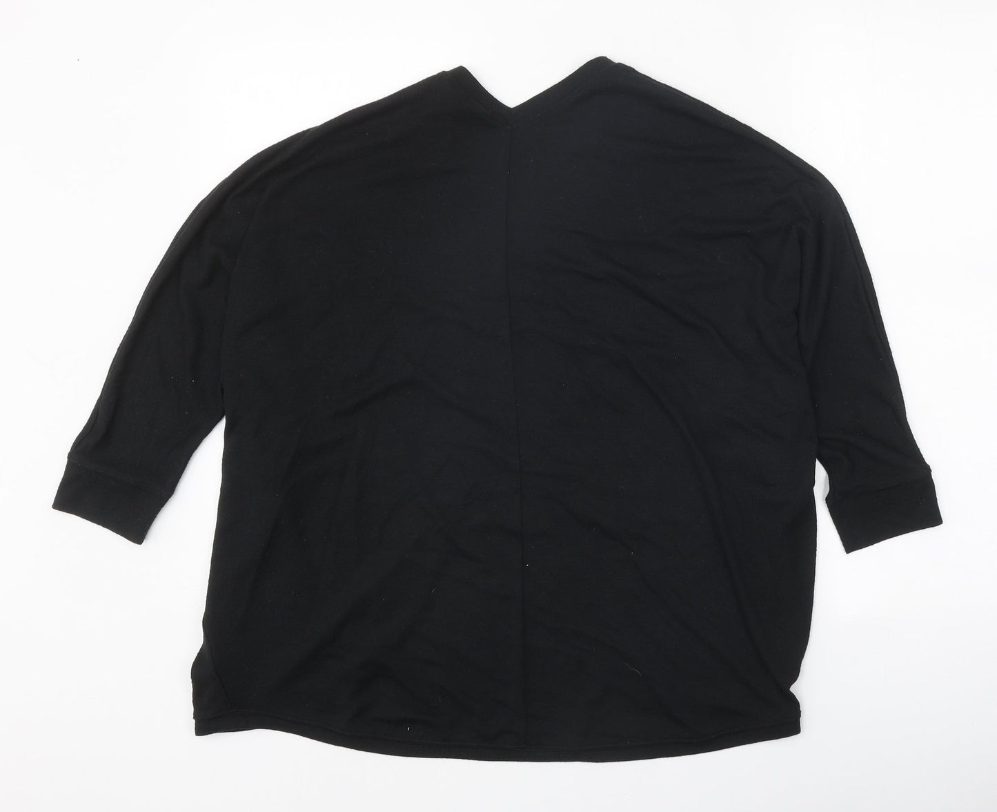 Gap Womens Black V-Neck Polyester Cardigan Jumper Size S