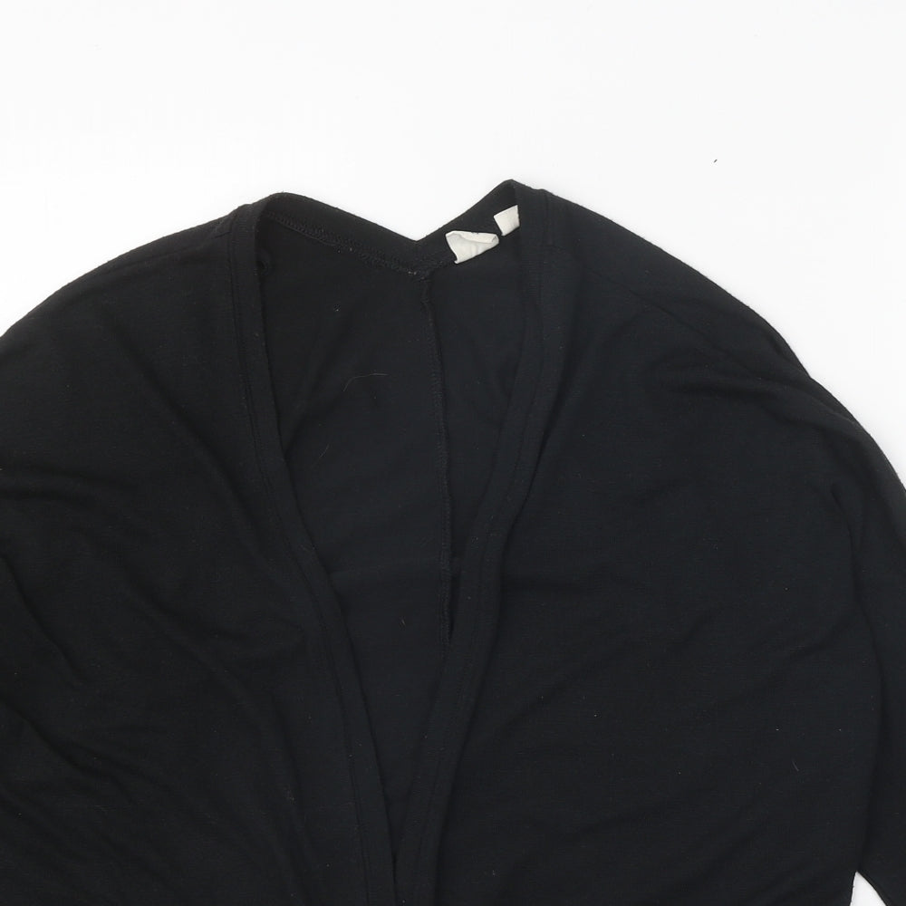 Gap Womens Black V-Neck Polyester Cardigan Jumper Size S
