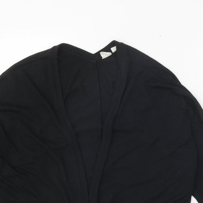 Gap Womens Black V-Neck Polyester Cardigan Jumper Size S