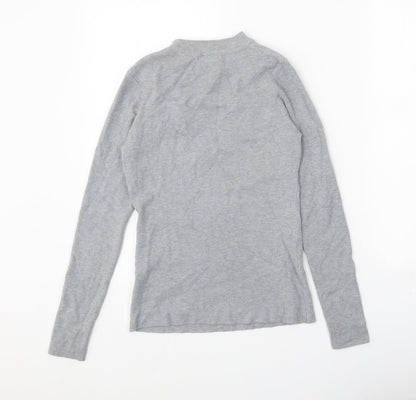 Womens UK Size One Size Enzoria Grey Pullover Jumper