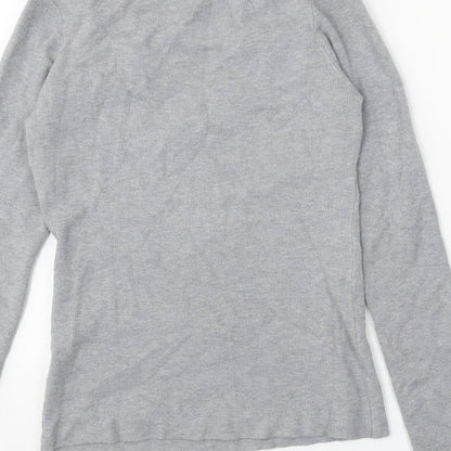 Womens UK Size One Size Enzoria Grey Pullover Jumper