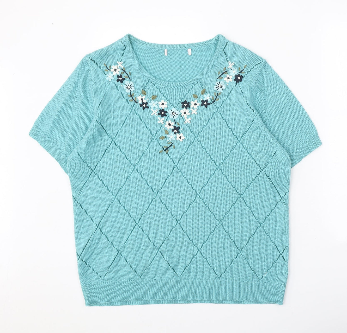 Womens UK Size 16 Julipa Blue Pullover Jumper