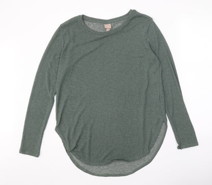 Womens UK Size L H&M Green Pullover Jumper