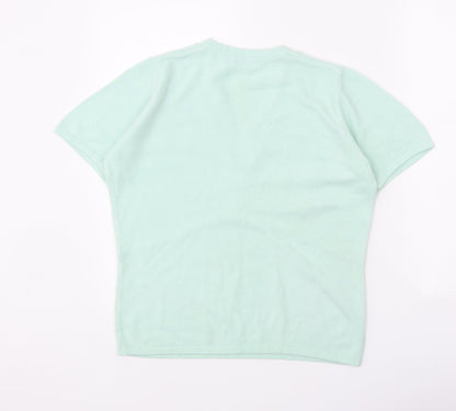 Womens UK Size 14 Berkertex Green Pullover Jumper