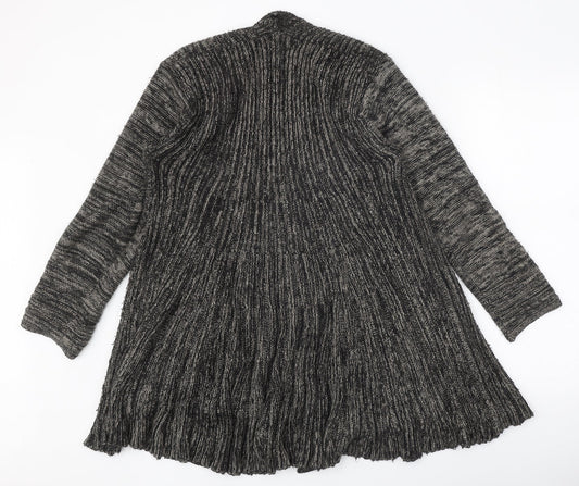 Womens UK Size S Mela London Grey Cardigan Jumper