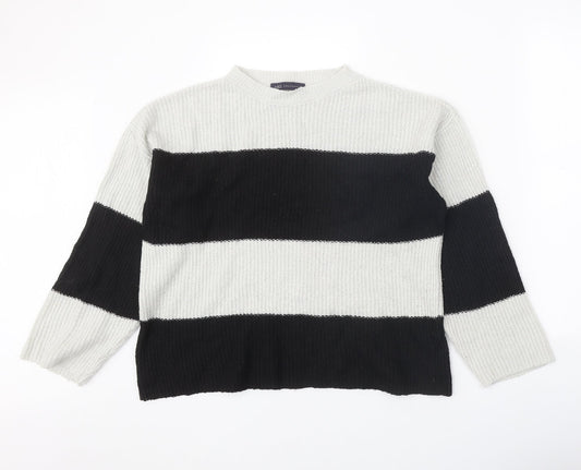 Womens UK Size M Marks and Spencer Black Pullover Jumper