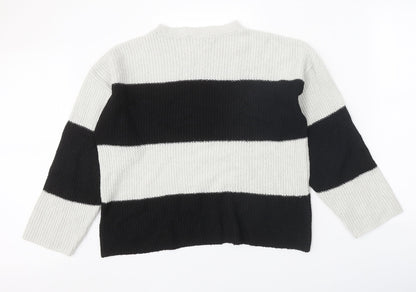 Womens UK Size M Marks and Spencer Black Pullover Jumper