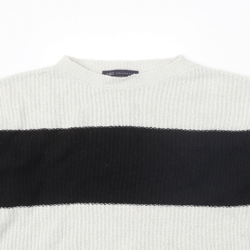 Womens UK Size M Marks and Spencer Black Pullover Jumper