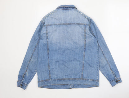 Womens UK Size S Noisy may Blue Jacket