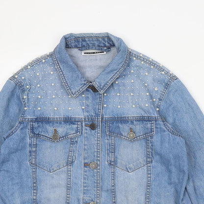 Womens UK Size S Noisy may Blue Jacket
