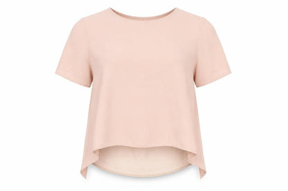 Womens UK Size 8 New Look Pink Basic Blouse