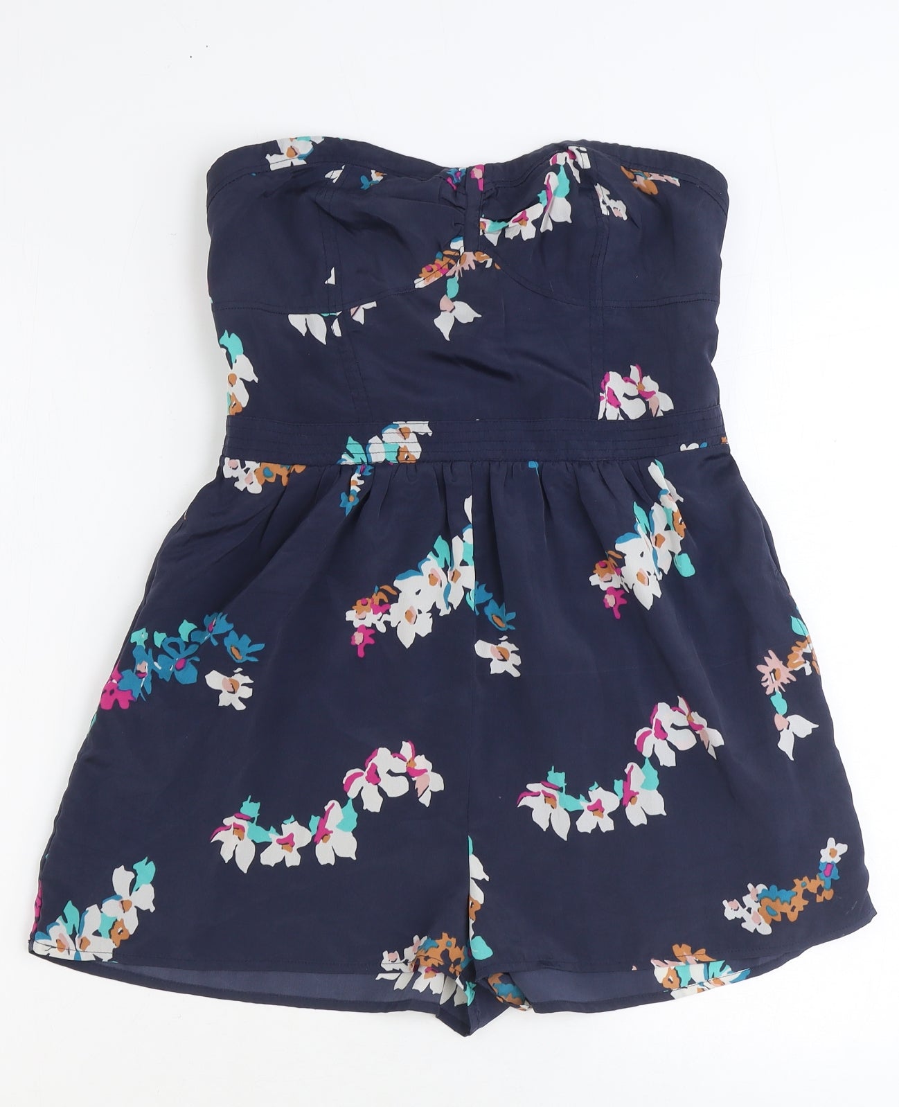 Womens UK Size 8 American Eagle Outfitters One-Piece Blue Playsuit