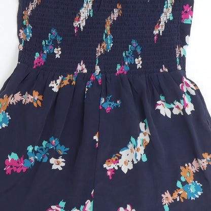 Womens UK Size 8 American Eagle Outfitters One-Piece Blue Playsuit