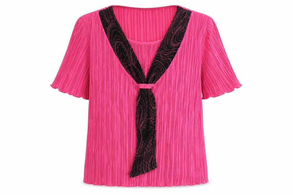 Womens UK Size 16 Kate Lilly Pink Basic Blouse