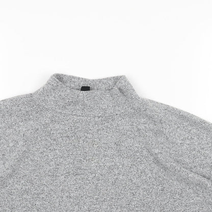 Primark Womens Grey High Neck Polyester Pullover Jumper Size S