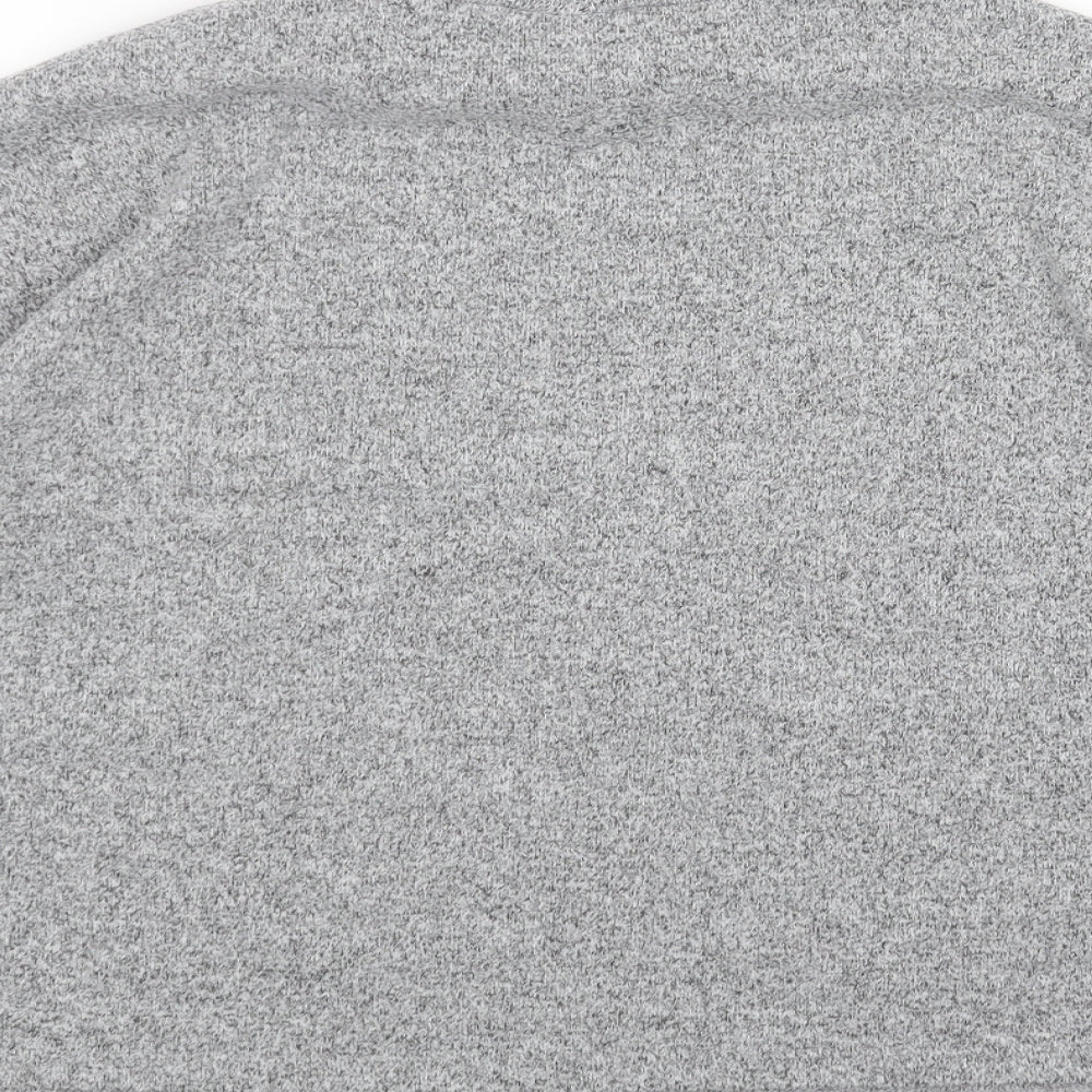 Primark Womens Grey High Neck Polyester Pullover Jumper Size S
